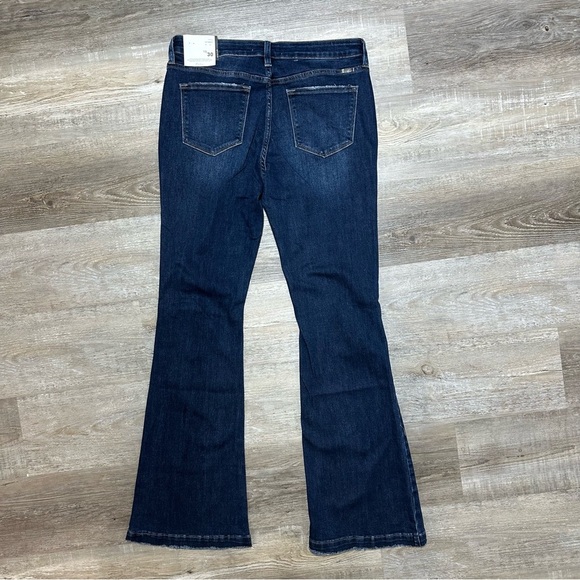 KanCan mid rise flare 13/30 NWT distressed denim casual wide leg - Picture 5 of 10